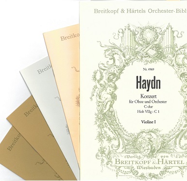 Haydn: Konzert C-Dur Oboe + Orchester<br>Streicher (3/3/2/2) - Set