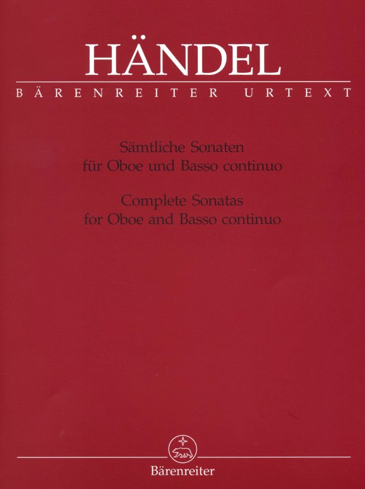 G.Fr. Hndel: 3 Sonaten fr Oboe + BC<br>c-moll/B/FDur-HWV366+357+363 -BA
