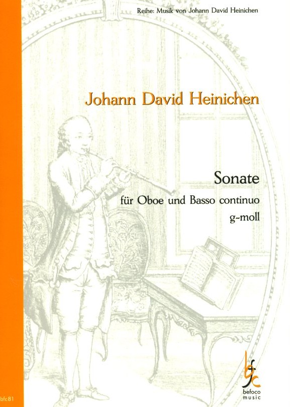 J.D. Heinichen: Sonate g-moll fr<br>Oboe + BC / Befoco