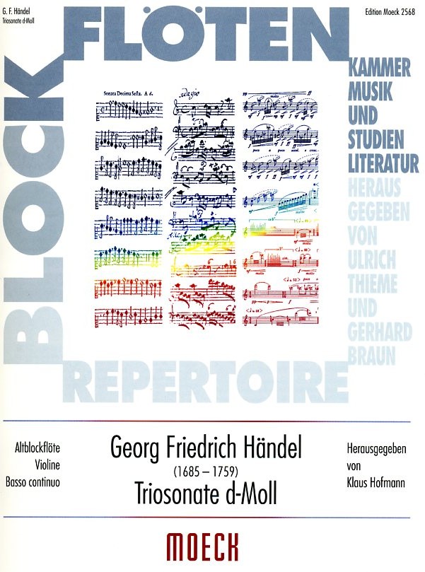 G.Fr. Hndel: Sonaten d-moll fr<br>Oboe (Abf) , Violine + BC - HWV 386 a/b