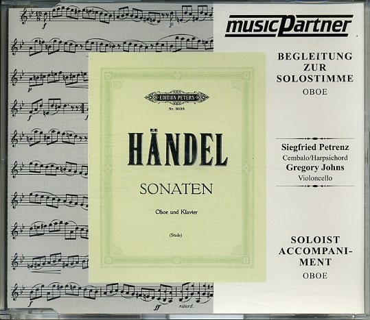 G.Fr. Hndel: 2 Sonaten c-moll + g-moll<br>fr Oboe + BC -  CD-Begleitung