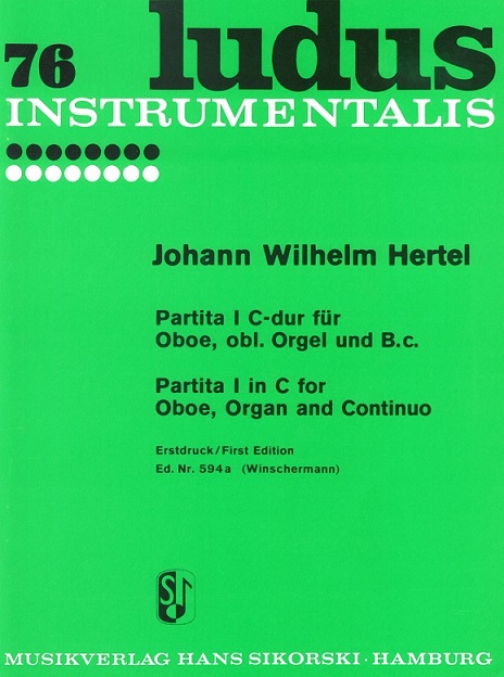 J.W. Hertel: Partita I C-Dur<br>fr Oboe, Orgel + BC
