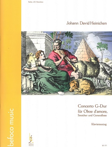 J.D. Heinichen: Konzert G-Dur fr Oboe<br>d&acute;amore, Streicher + BC - KA