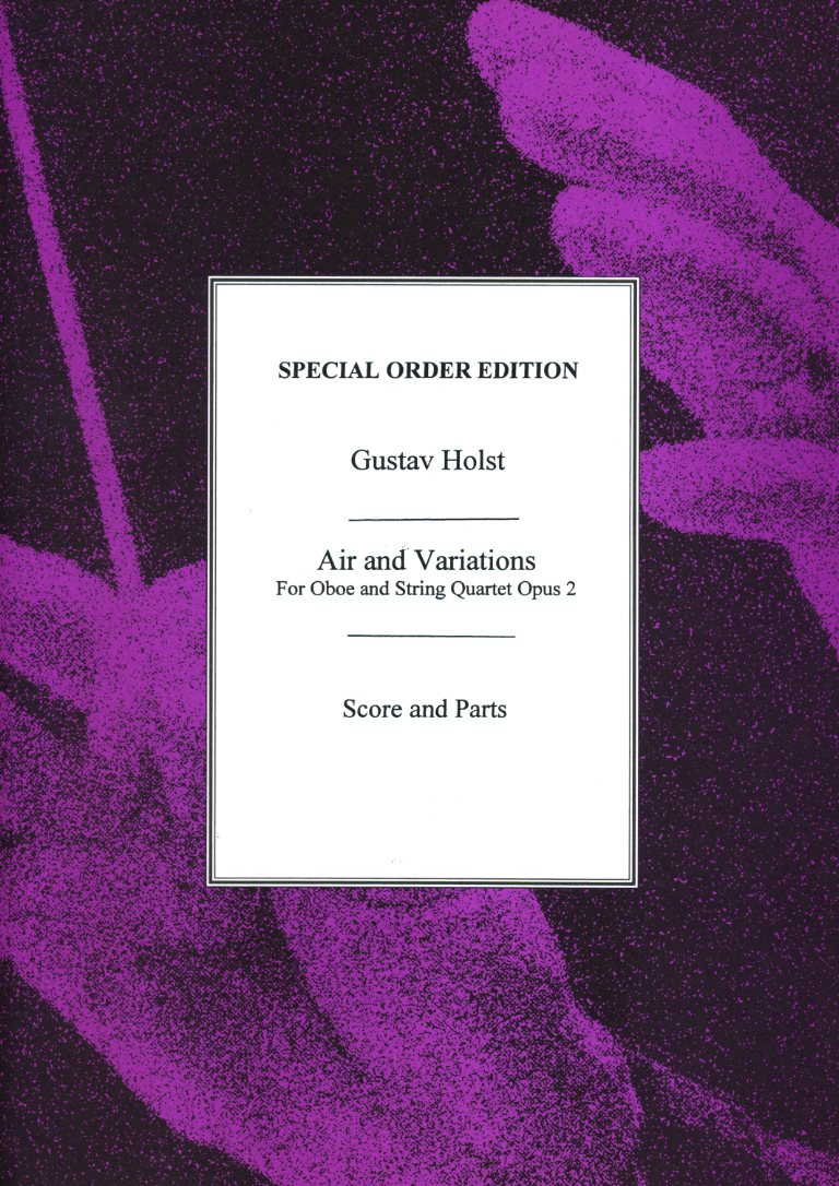 G. Holst: &acute;Air + Variations&acute; - fr Oboe+<br>Streichquartett - Stimmen + Partitur