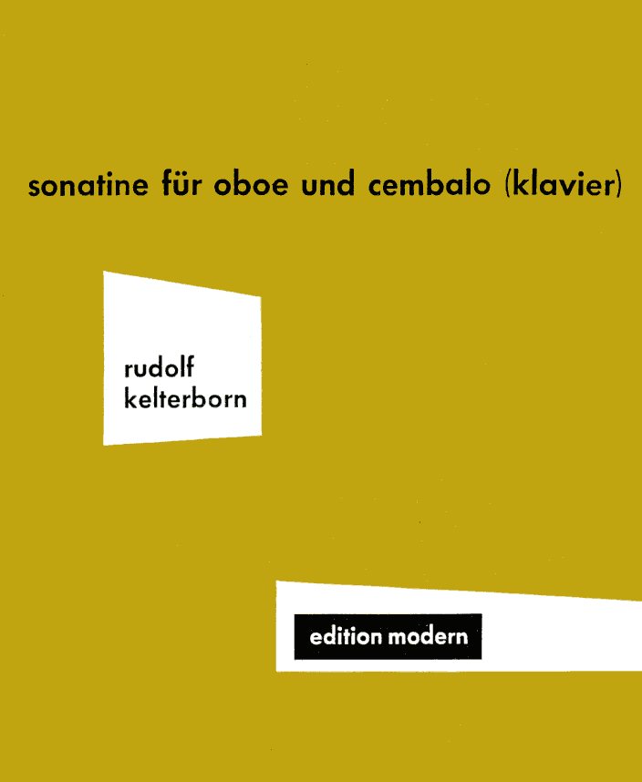 R. Kelterborn: Sonatine Oboe + Klavier<br>