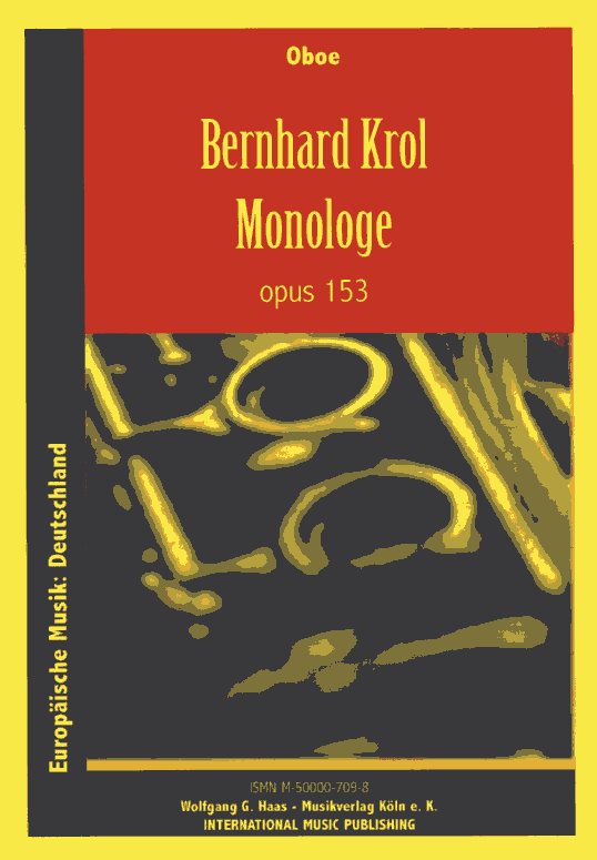 B. Krol: &acute;Monologe&acute; op. 153<br>fr Oboe solo