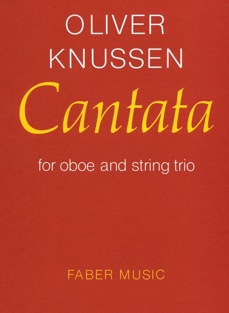 O. Knussen (*1952): &acute;Cantata&acute; fr<br>Oboe + Streichtrio - Spielpartituren