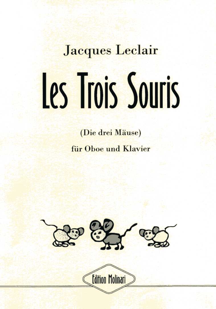 J. Leclair: &acute;les trois souris&acute;<br>(die drei Muse) - Oboe + Klavier
