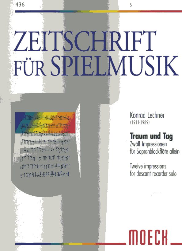 K. Lechner(1911-89): &acute;Traum und Tag&acute;<br>12 Impressionen /Sopranflte (Oboe) Solo