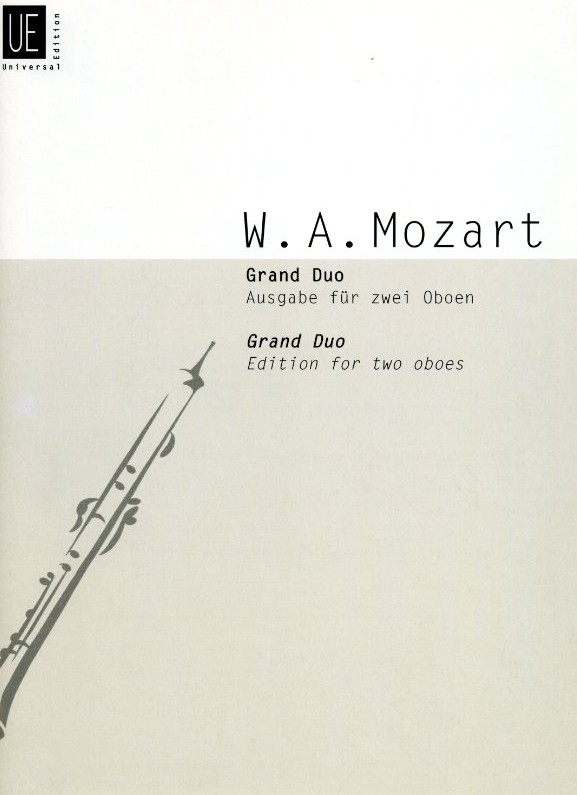 W.A. Mozart: Grand Duo - 2 Oboen<br>
