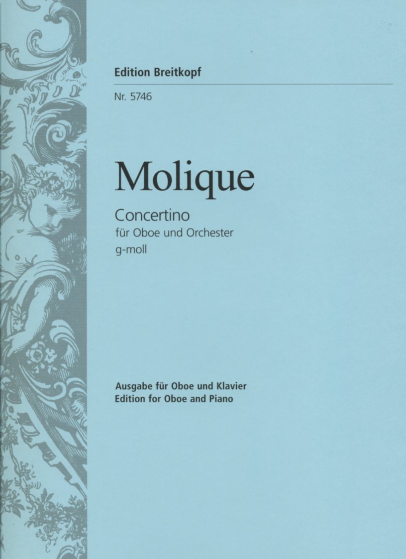 B. Molique: Concertino g-moll fr<br>Oboe + Orch. - KA