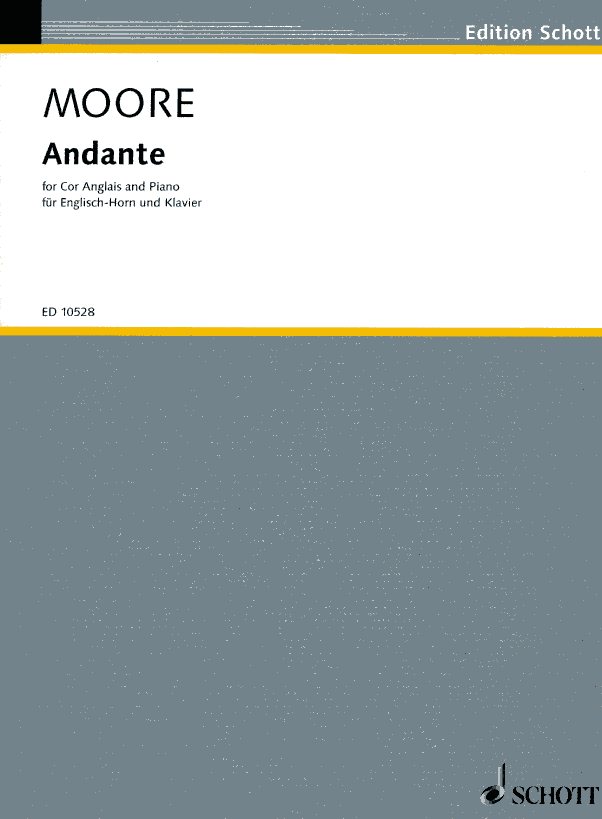 T. Moore: Andante No. 1 fr<br>Engl. Horn + Klavier