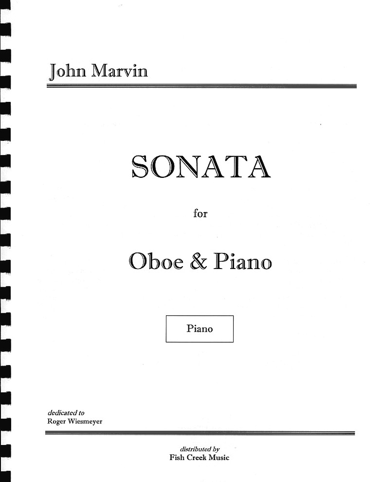 J. Marvin: Sonate fr Oboe + Klavier<br>