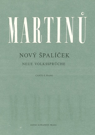 B. Martinu: &acute;Novy Spalicek&acute; - 8 Lieder<br>fr Gesang (oder Oboe) + Klavier