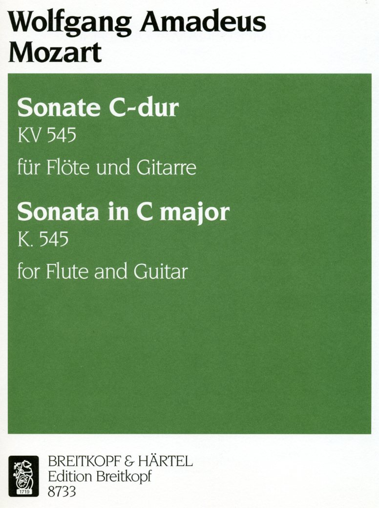 W.A. Mozart: Sonate C-Dur KV 545 fr<br>Flte (Oboe) + Gitarre