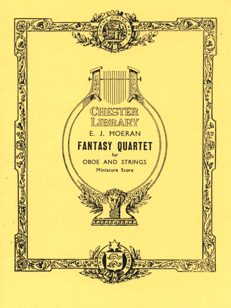 E.J. Moeran: Fantasy Quartet - fr<br>Oboe und 3 Streicher - Partitur