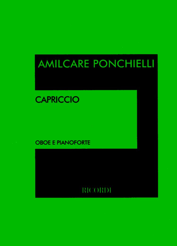 A. Ponchielli: Capriccio fr<br>Oboe + Klavier / Ricordi