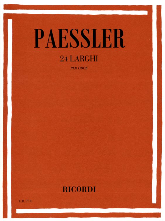 Paessler: 24 Larghi fr Oboe<br>