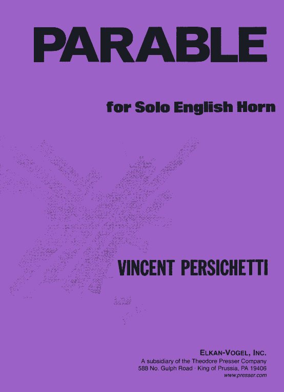 Persichetti: Parabel XV op. 128<br>fr Engl. Horn Solo