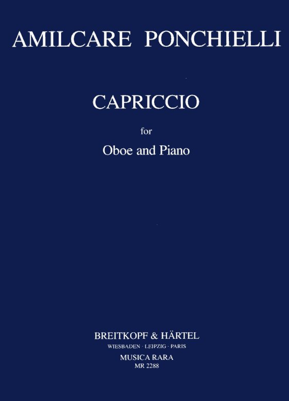 A. Ponchielli: Capriccio fr<br>Oboe + Klavier / Breitkopf