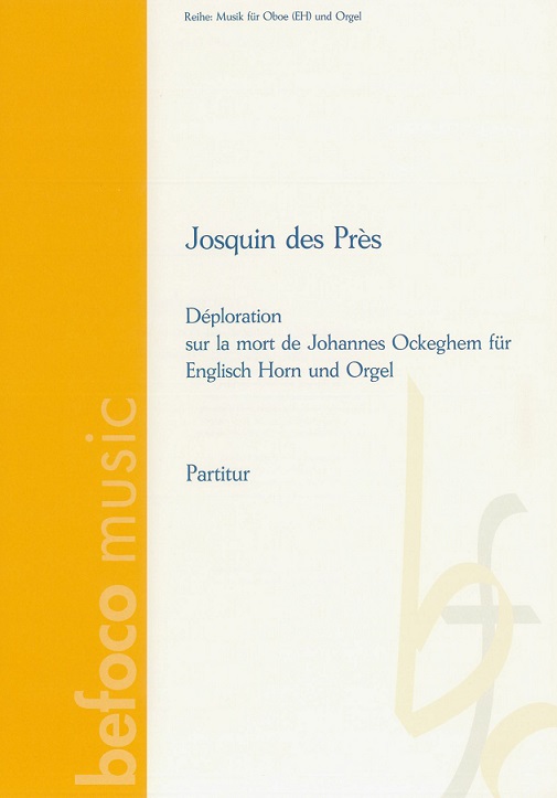 J.d. Pres: Dploration fr<br>Englisch Horn + Orgel