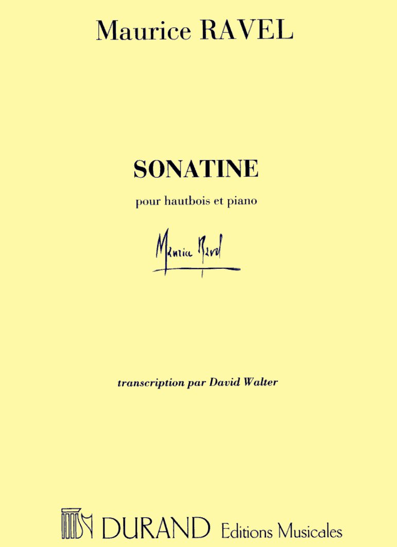 M. Ravel(1875-1935): Sonatine<br>fr Oboe + Klavier