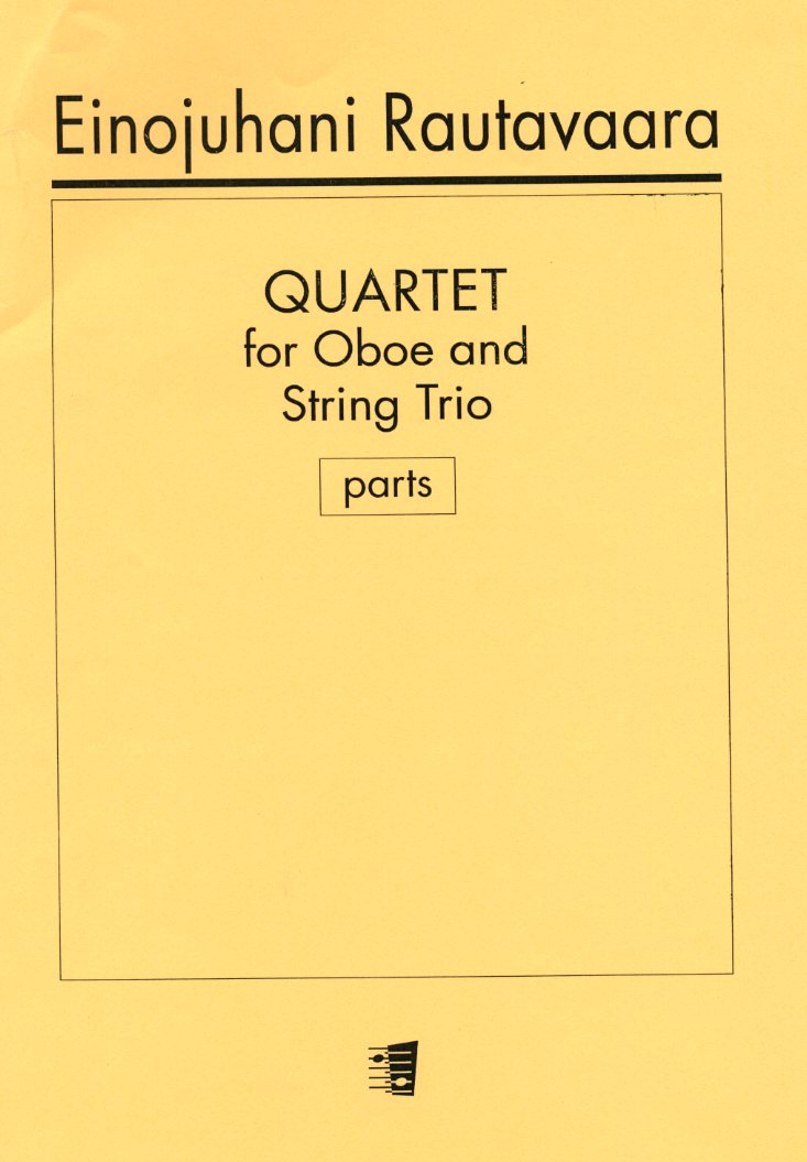 E. Rautavaara: Oboenquartett - fr<br>Oboe + Streichtrio - Stimmen