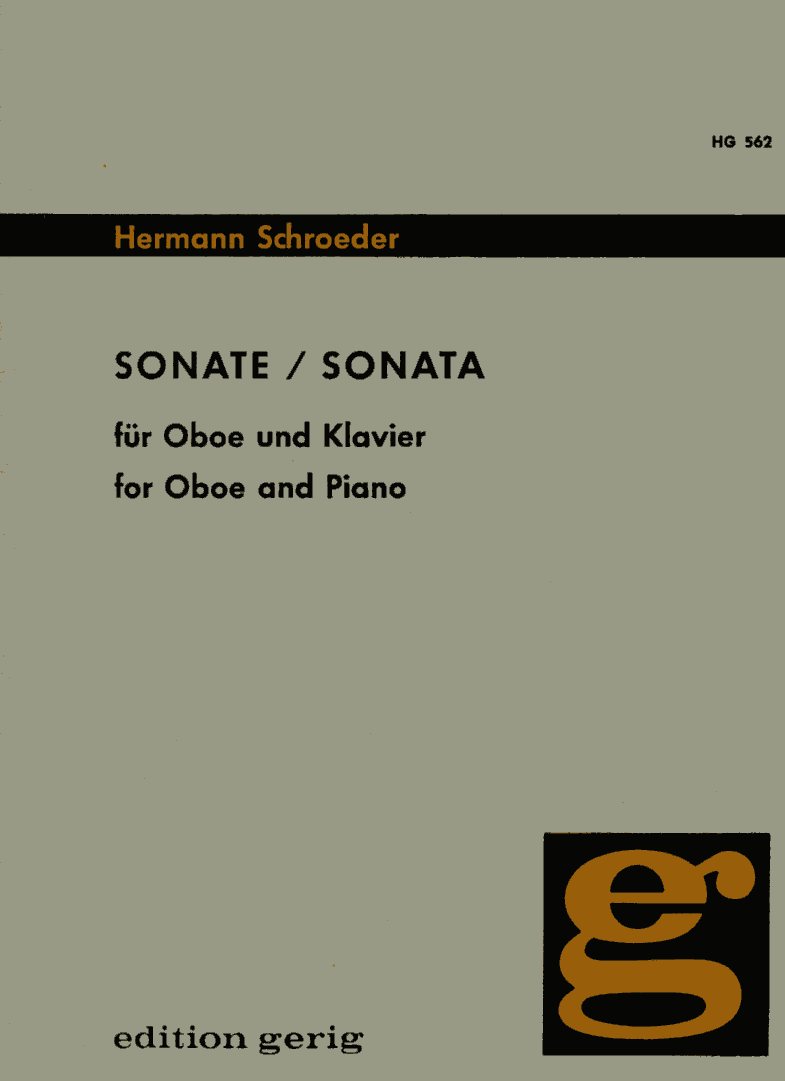 H. Schroeder: Sonate fr Oboe + Klavier<br>