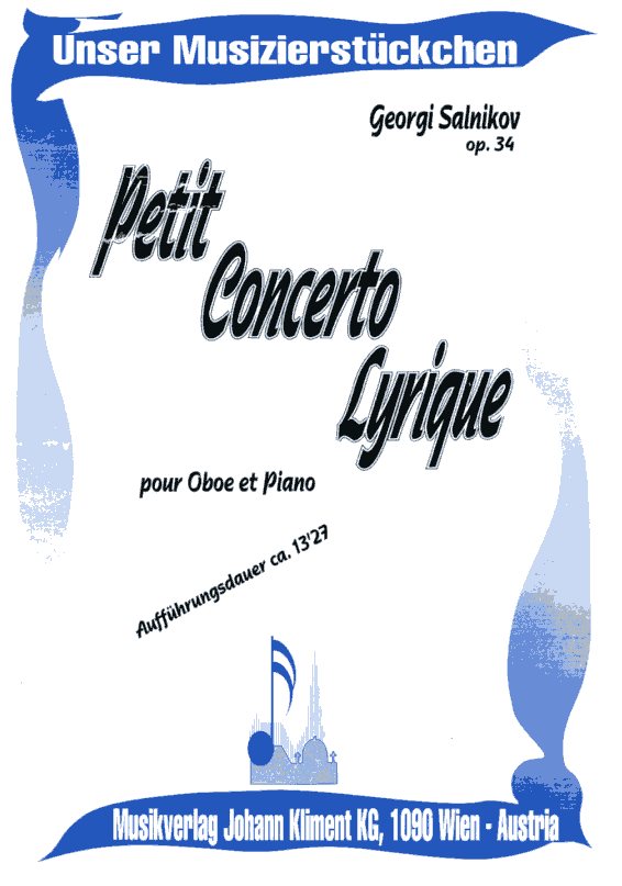 G. Salnikov: &acute;Petit Concert Lyrique&acute;<br>fr Oboe + Blasorchester - KA
