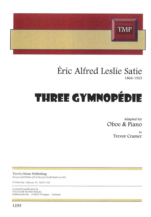 E. Sati: 3 Gymnopedies<br>fr Oboe + Klavier