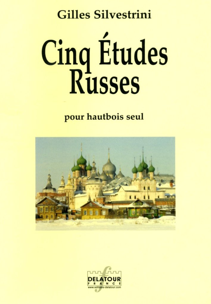 G. Silvestrini: Cinq Etudes Russes<br>fr Oboe