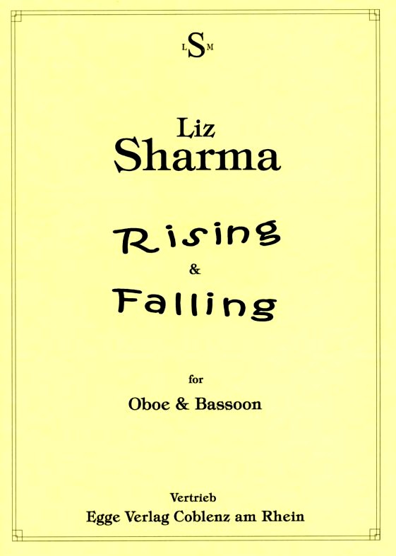 L. Sharma(*1951): Rising & Falling<br>fr Oboe + Fagott