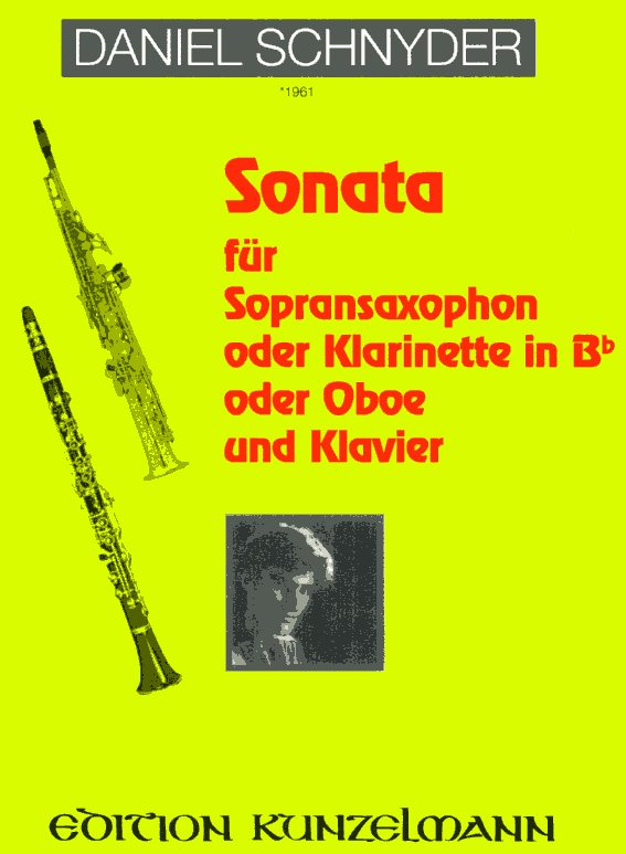 D. Schnyder(*1961): Sonate fr Oboe<br>+ Klavier / revidierte Ausgabe 2016