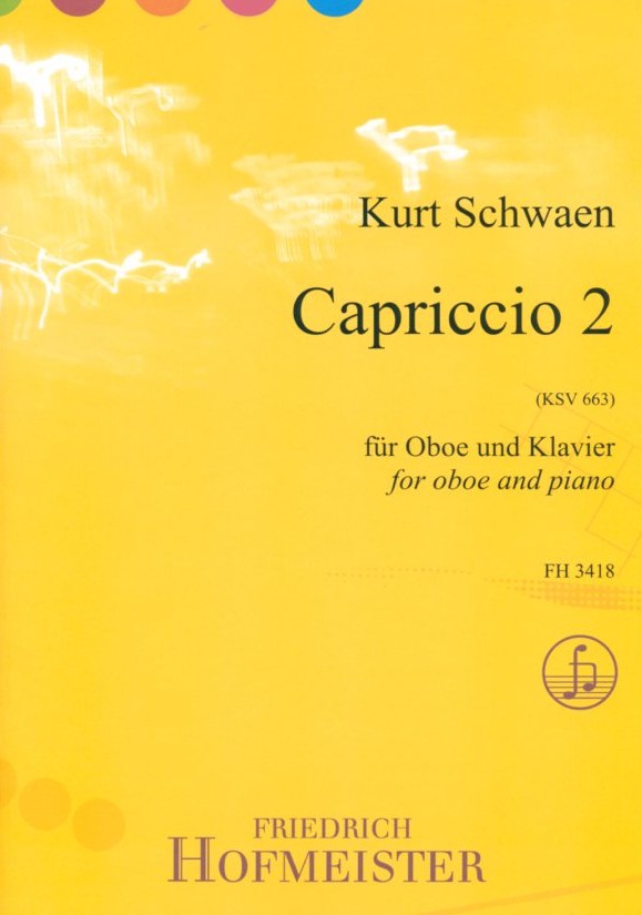 K. Schwaen(*1909): Capriccio 2<br>fr Oboe + Klavier (1995)