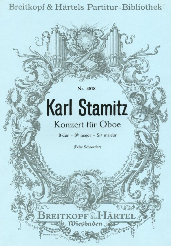 C. Stamitz: Konzert B-Dur fr Oboe<br>und Orchester - Partitur