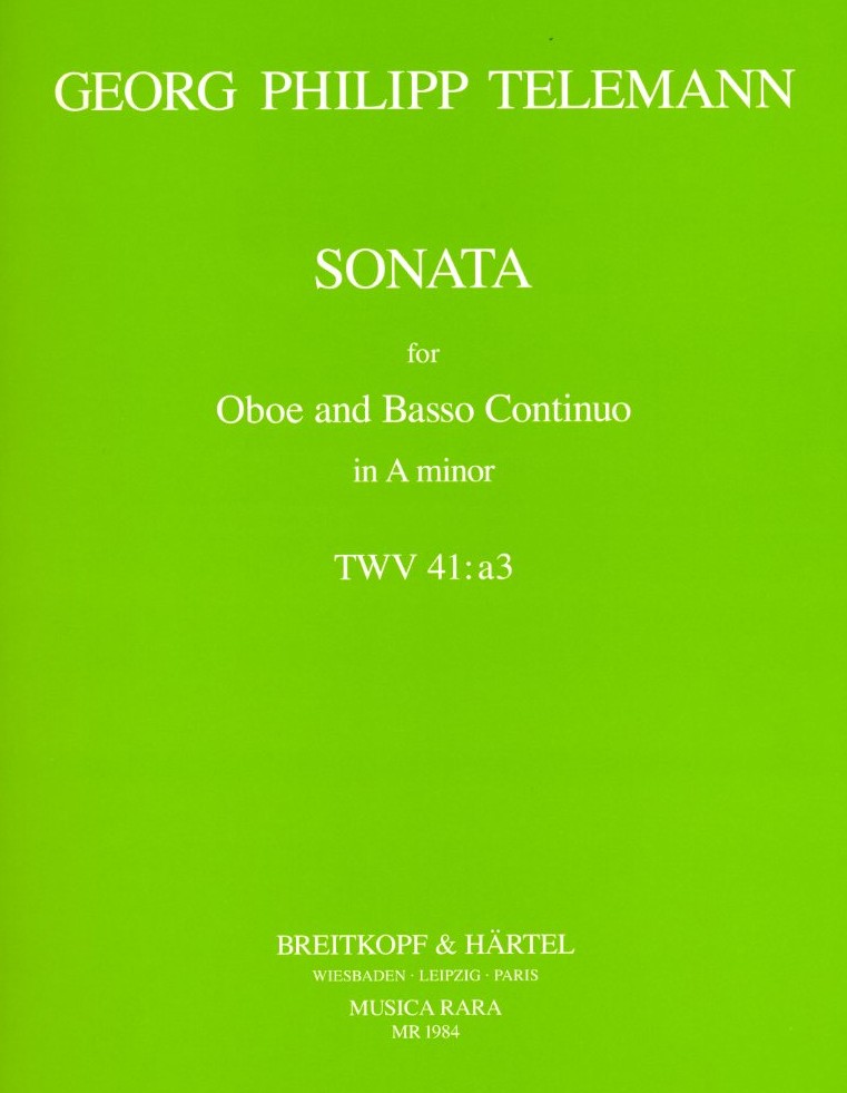 G.Ph. Telemann: Sonate a-moll<br>Oboe + BC / MR