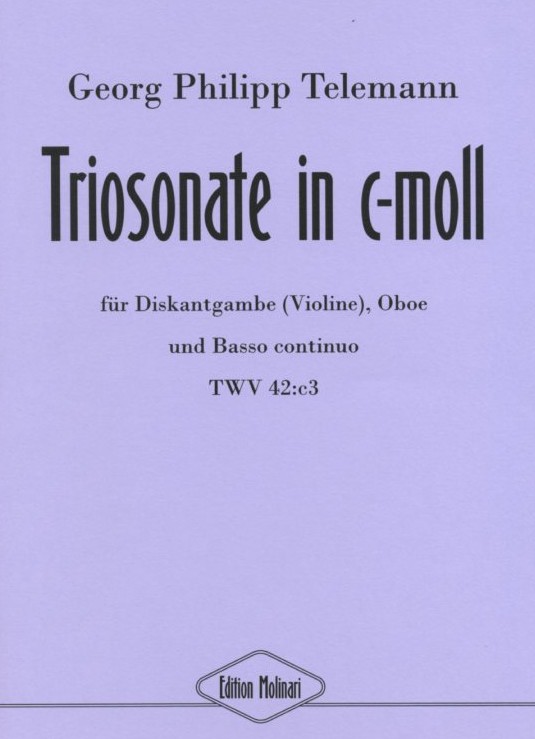 G.Ph. Telemann: Triosonate c-moll<br>TWV 42:c3 - Oboe, Violine + BC