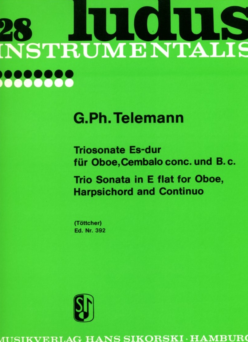 G.Ph. Telemann: Triosonate in Es-Dur<br>fr Oboe, Cembalo + BC