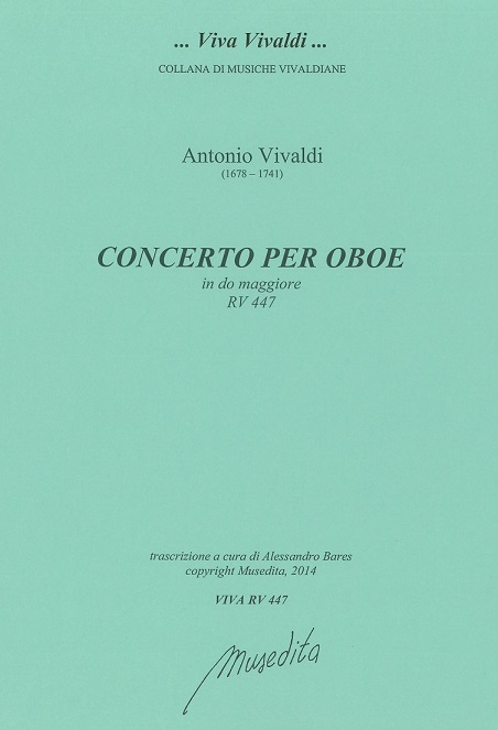 Vivaldi: Oboenkonzert C - Dur F VII/6<br>RV 447 - Partitur + Stimmen
