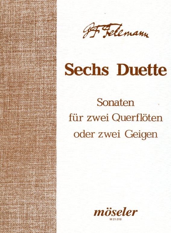 G.Ph. Telemann: 6 Sonaten fr<br>2 Oboen / Mseler