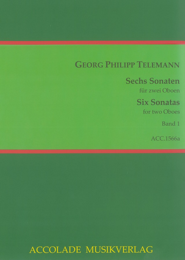 G.Ph. Telemann: 6 Sonaten op. 2 fr<br>2 Oboen - Heft 1 (1-3) - Accolade