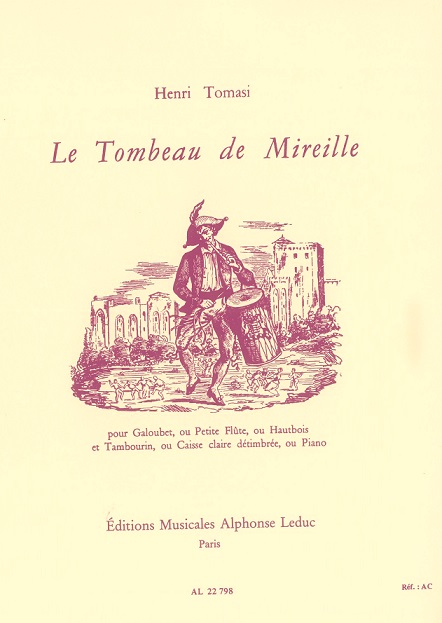 H. Tomasi: Le Tombeau de Mirelle<br>fr Oboe (Flte) + Klavier(Tambourin)
