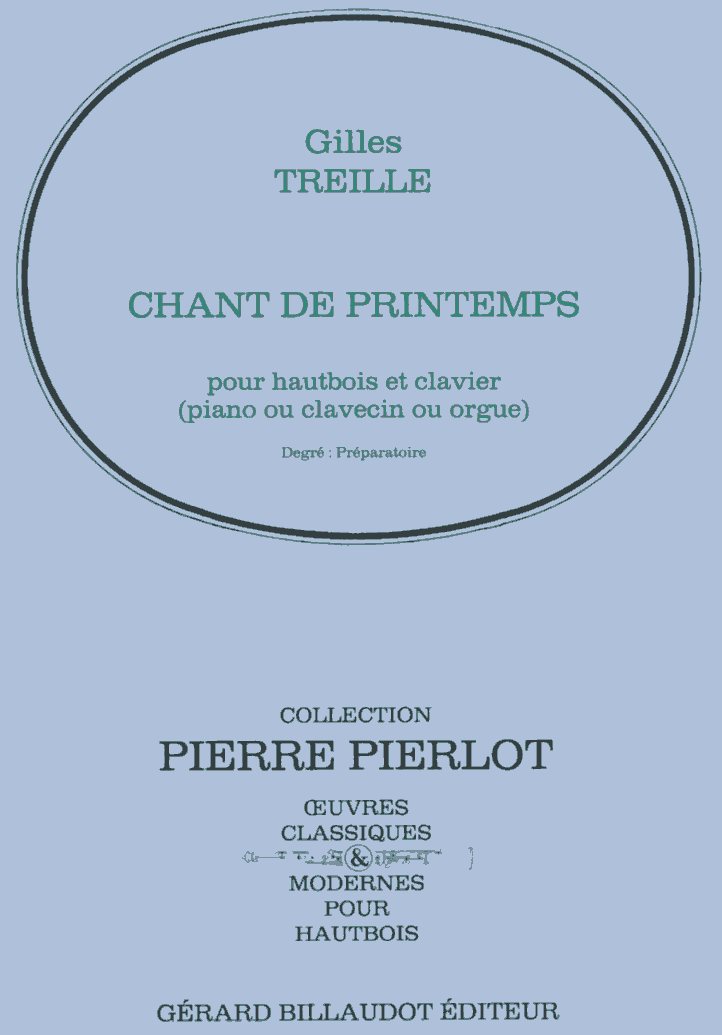 G. Treille: &acute;Chant de Printemps&acute;<br>fr Oboe + Klavier