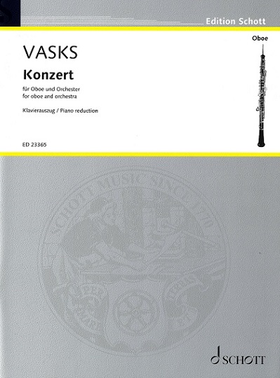 P. Vasks: Konzert für Oboe +<br>Orchester - KA