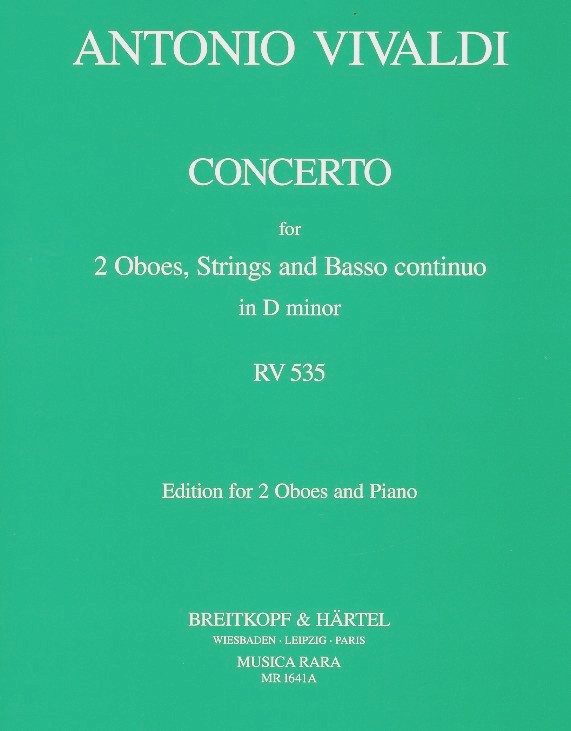 Vivaldi: Konzert fr 2 Oboen d-moll<br>VII/9 RV 535 - KA / Musica Rara