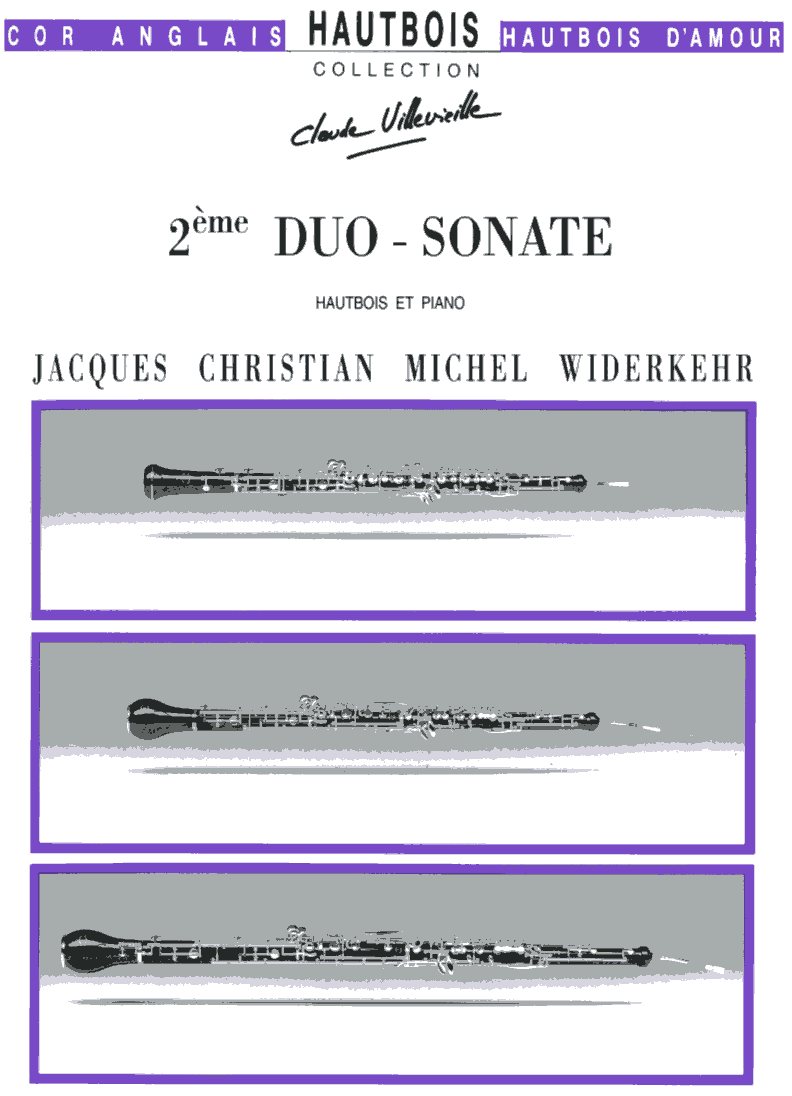 J.C.M. Widerkehr: Duo Sonate n 2<br>C-Dur - fr Oboe + Klavier / IMD