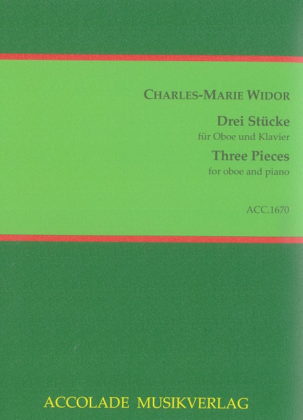 C.M. Widor(1844-1937): Drei Stcke<br>fr Oboe + Klavier