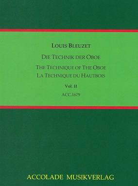 L. Bleuzet: Die Technik der Oboe<br>Vol. II - Accolade
