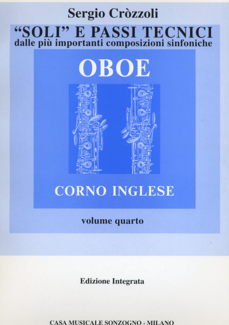 Orchesterstudien fr Oboe Bd. IV<br>von Sergio Crozzoli - Casa Musicale