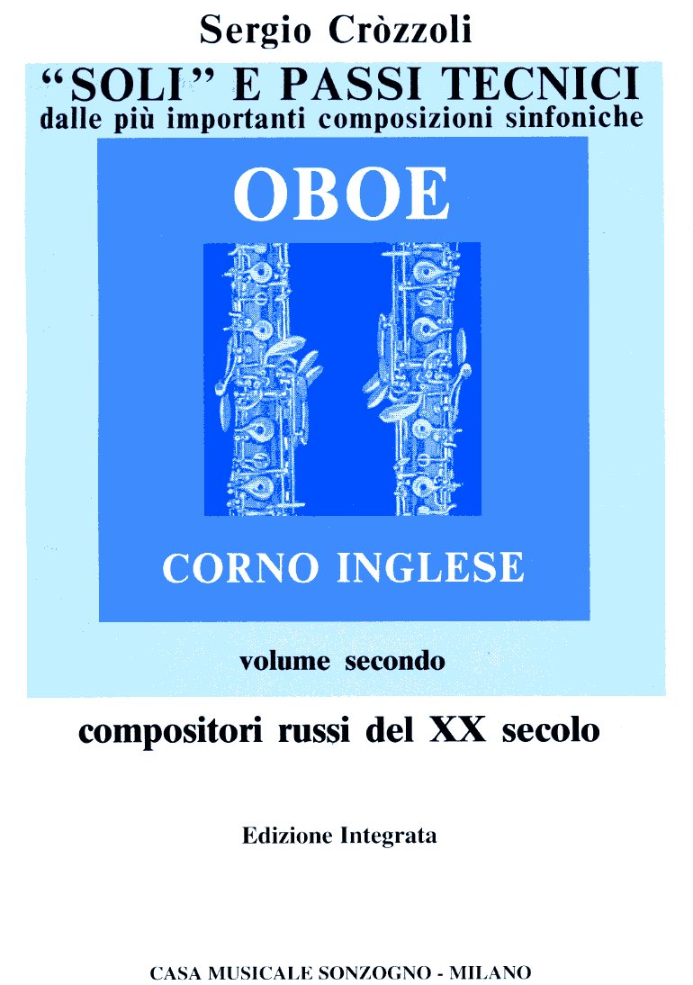 Orchesterstudien fr Oboe Bd. II<br>von Sergio Crozzoli - Casa Musicale